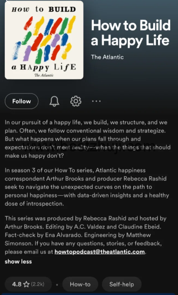 How to Build a Happy Life